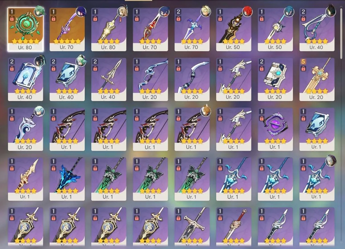 GI1356 Xianyun, Raiden Shogun C2, Baizhu C1 |  Europe AR47 